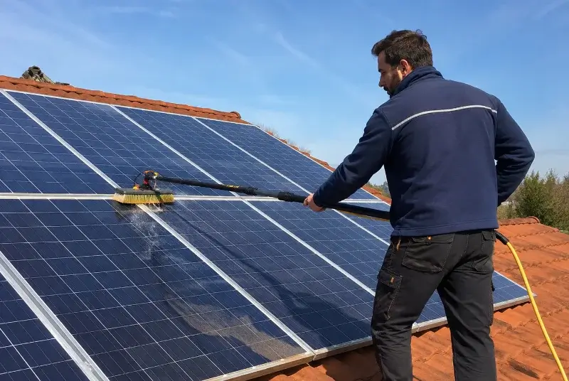 Nettoyage et entretien de panneaux solaires à Béhasque-Lapiste